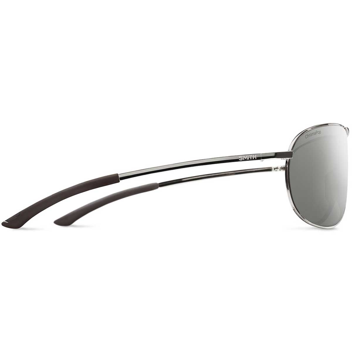 Smith Serpico 2.0 Sunglasses ChromaPop Polarized in Silver with Platinum